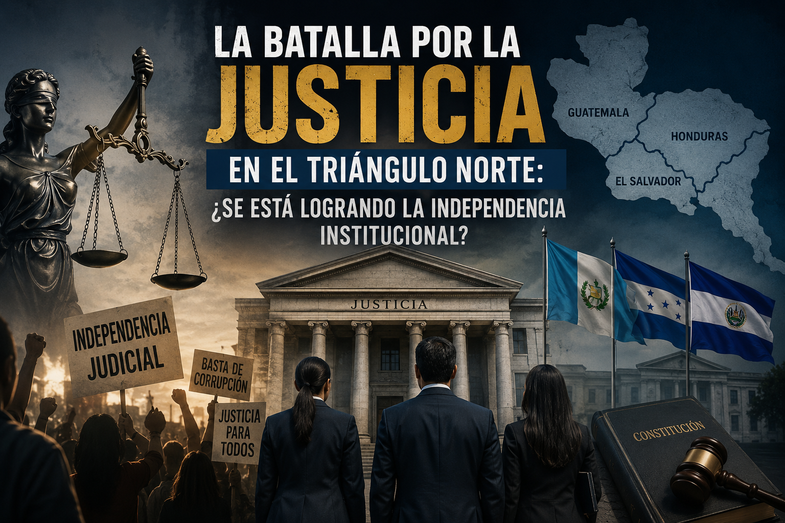 La batalla por la justicia en el Triángulo Norte: ¿Se está logrando la independencia institucional?